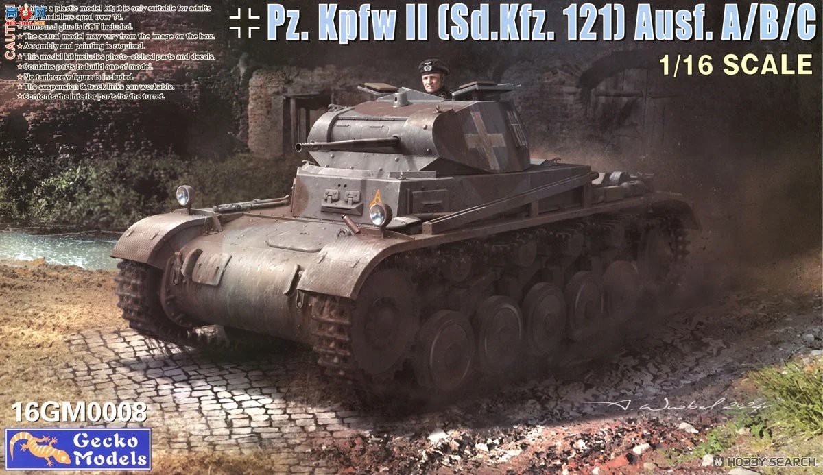 �ڻ� ̹�� 16GM0008 Panzer II Sd.Kfz.121 ABC��