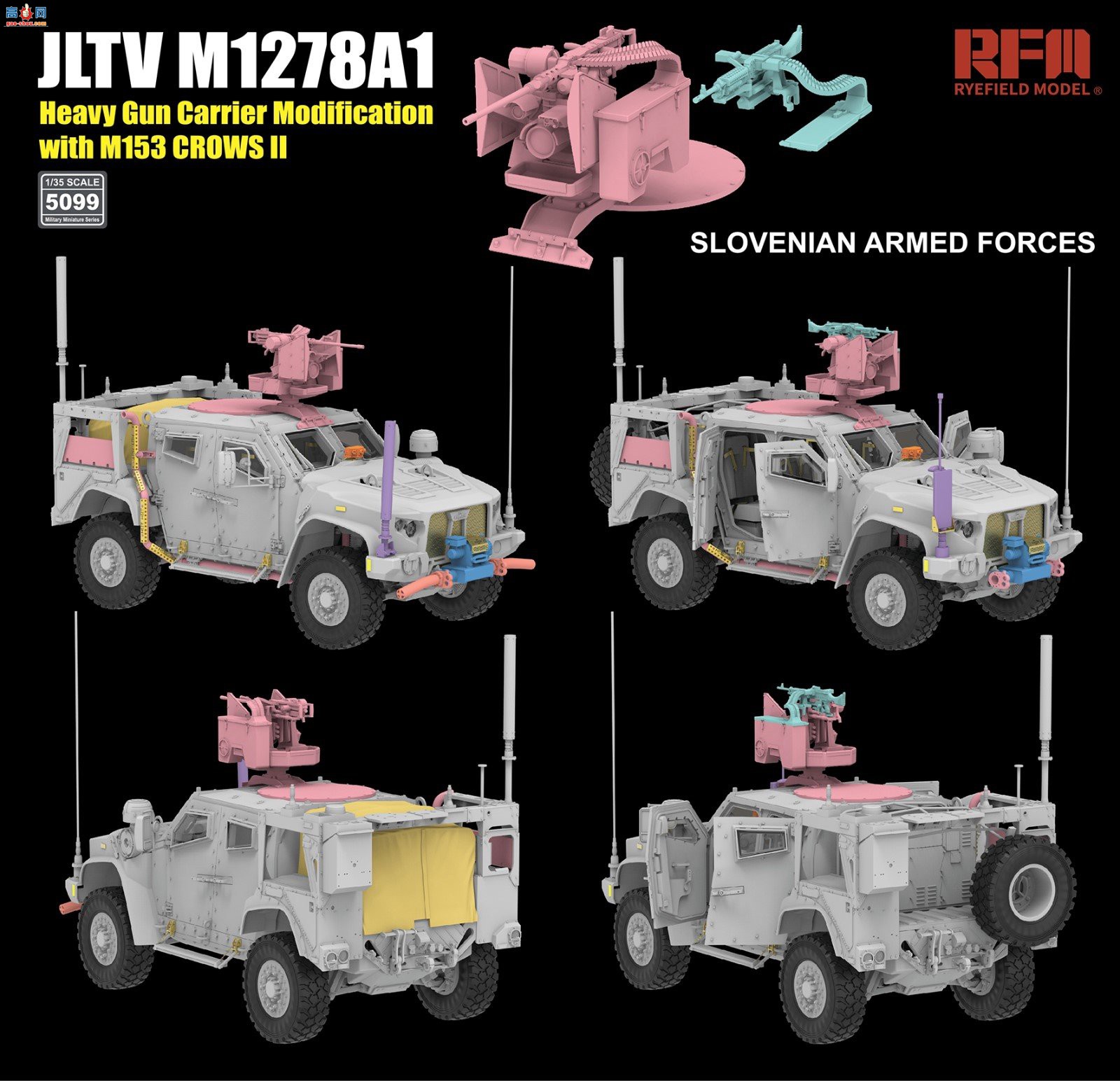 ���� װ�׳� 5099 JLTV M1278A1 M153 CROWS II�����ڼܸ�װ
