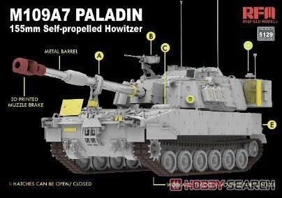 ���� ̹�� 5129 M109A7 ʥ��ʿ155�������л��ڴ�����ǹ�ܺͿɶ��Ĵ�