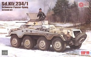 ���� װ�׳� 5154 Sd.Kfz.234/1 ����װ����쳵��ȫ�ڹ�