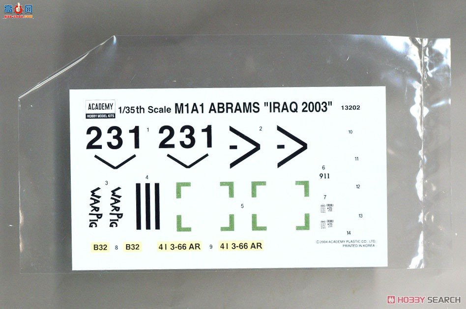 ������ ACADEMY ս�� AM13202 M1A1 ������ķ˹��������2003��