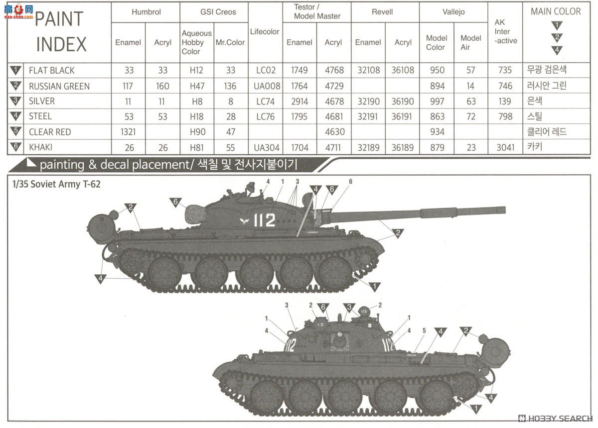 ������ACADEMY ̹�� AM13553 T-62��ս̹��