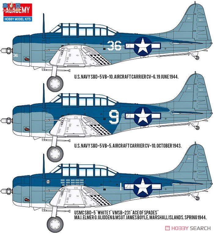 ������ACADEMY ս���� AM12329 SBD-5�¸���η��ս��