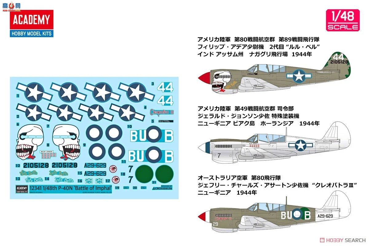 ������ACADEMY ս���� AM12341 P-40Nսӥ��������֮ս��