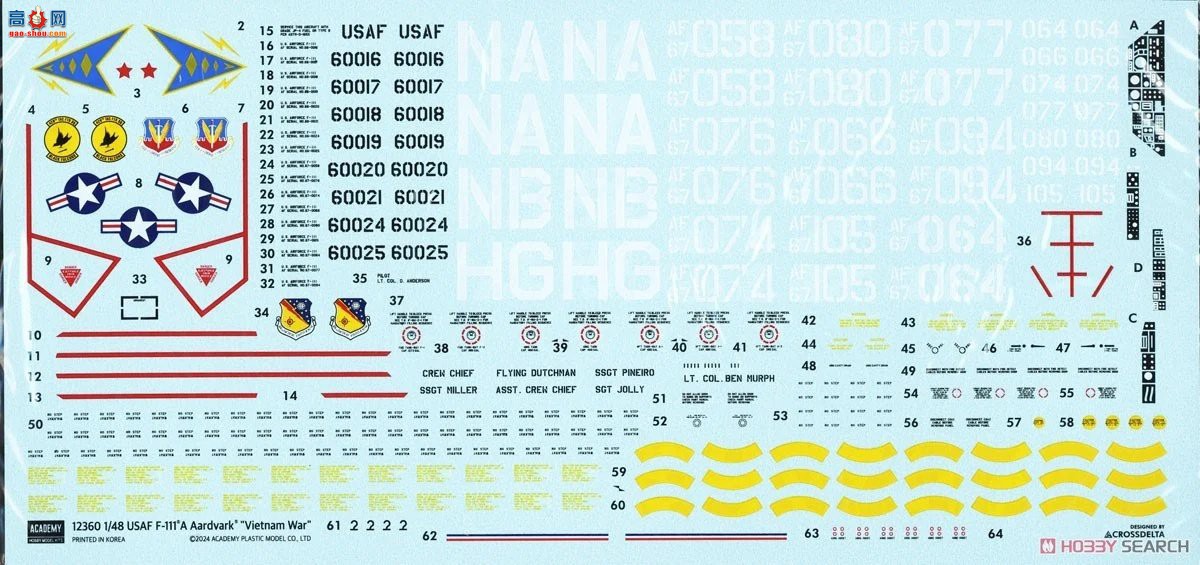 ������ACADEMY ս���� AM12360 F-111A ���ࡰԽ�ϡ�