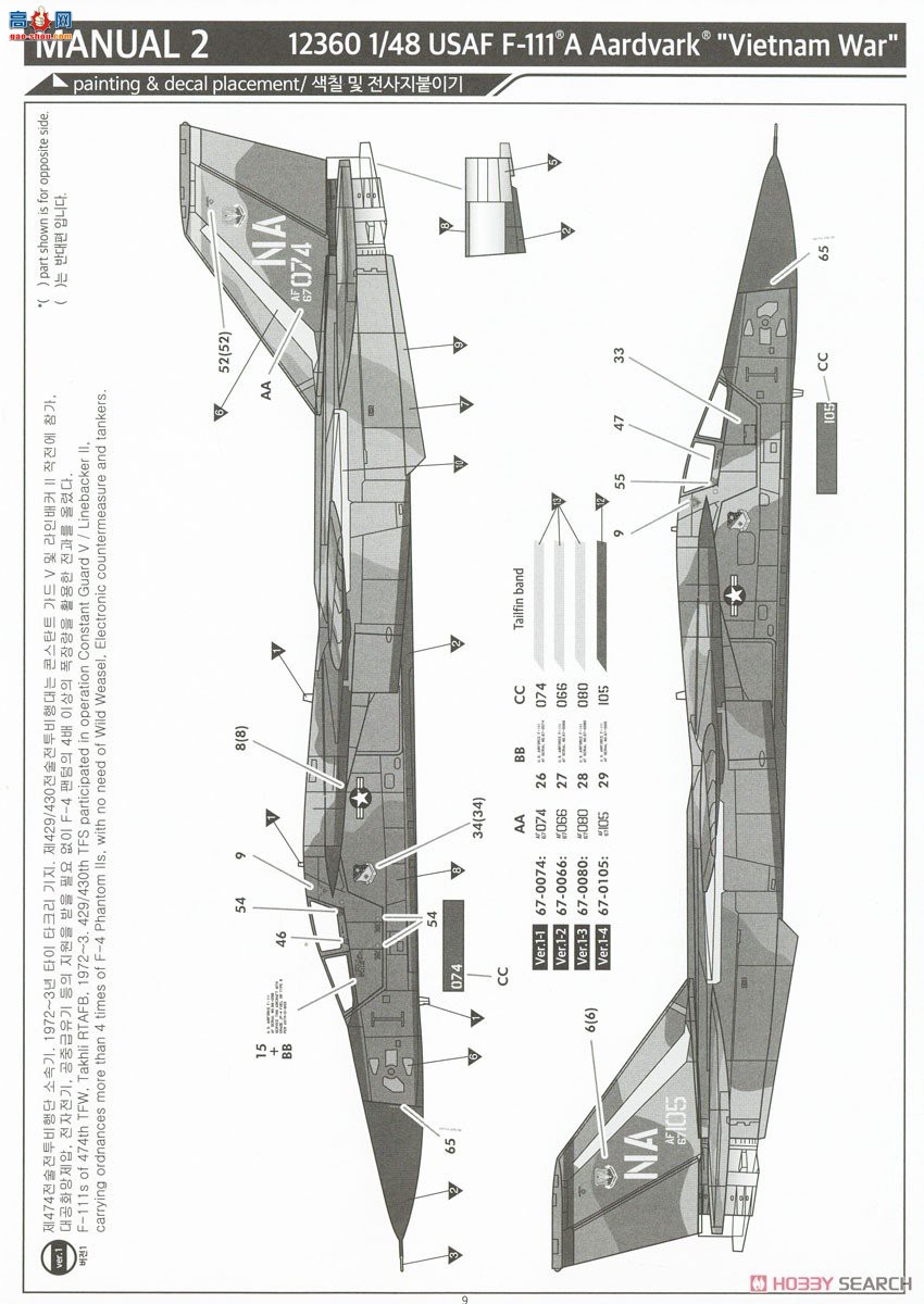 ������ACADEMY ս���� AM12360 F-111A ���ࡰԽ�ϡ�