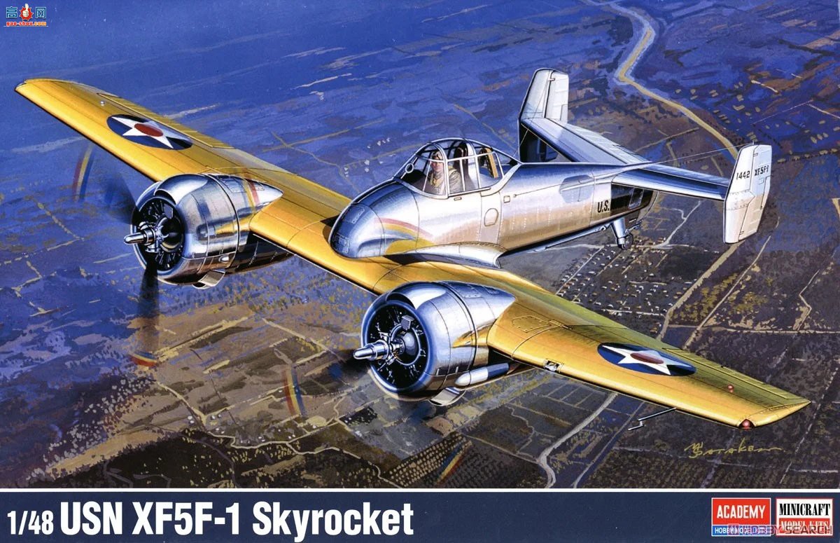 ������ACADEMY ս���� AM12363 XF5F-1 Skyrocket