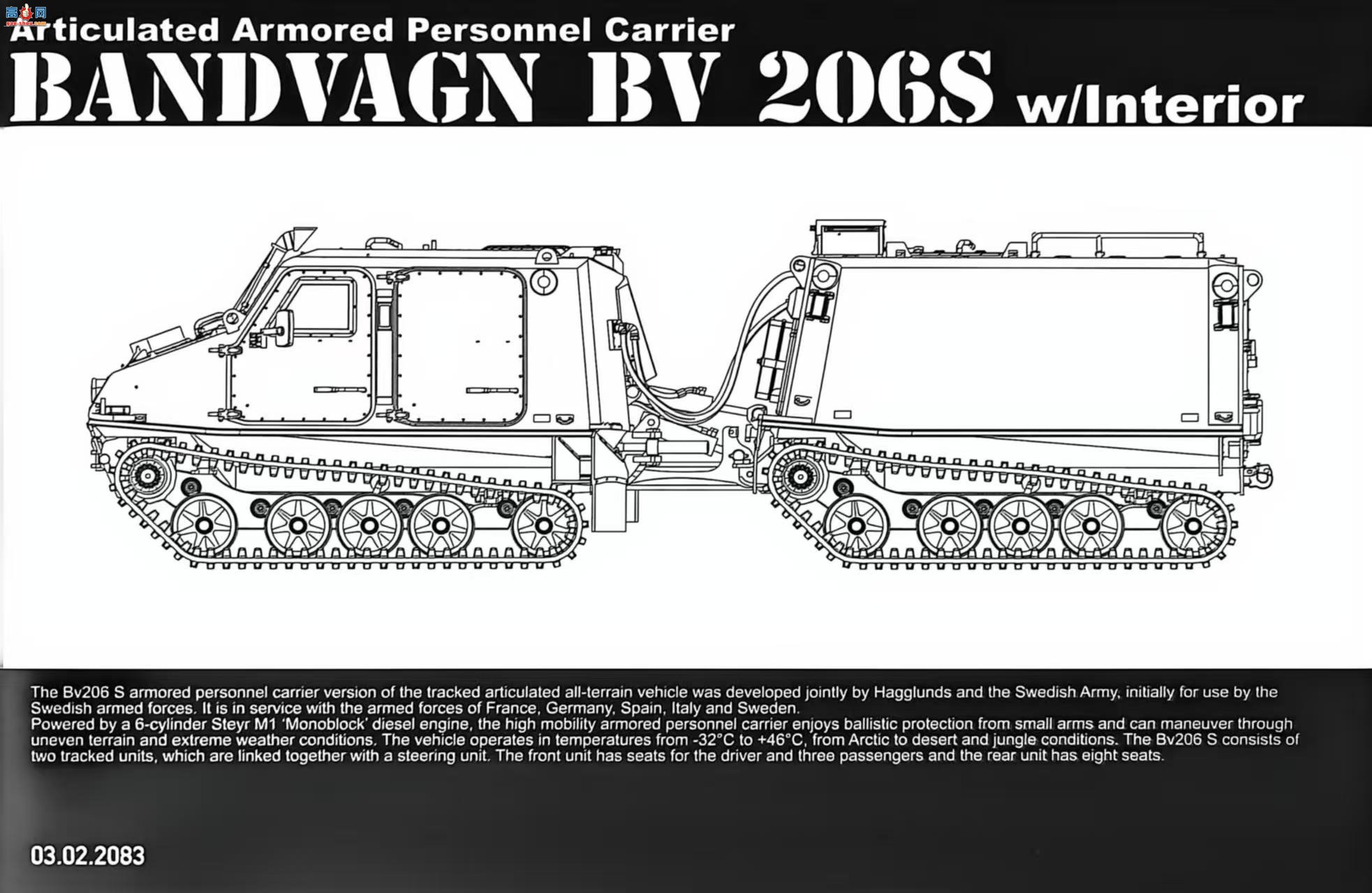���� TAKOM ս�� 2083 BV-206Sװ�׳�