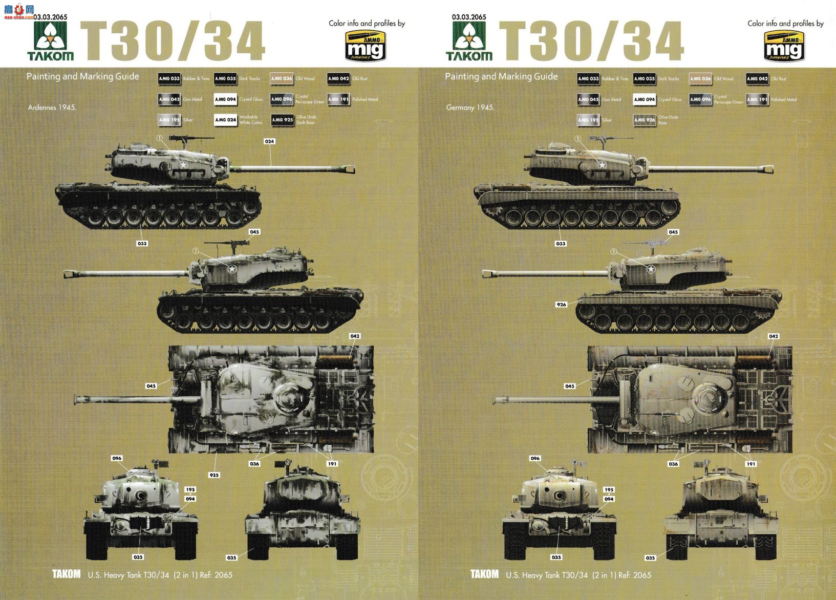 ���� TAKOM ս�� 2065 ���� T30/34����̹��