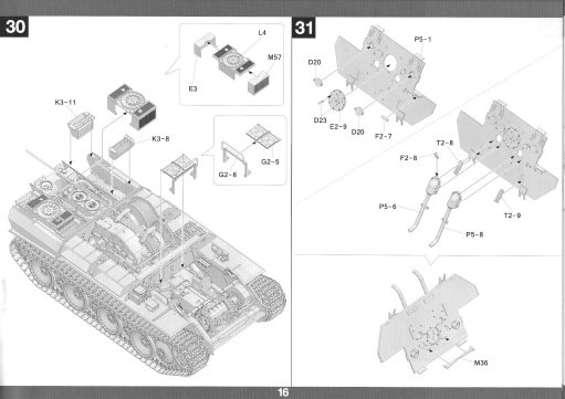 TAKOM ���� 2100 �ڱ�A��Sd.Kfz.171.267����ָ����̹��2��1��ȫ���κ�˫����Ϳ��