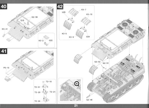 TAKOM ���� 2100 �ڱ�A��Sd.Kfz.171.267����ָ����̹��2��1��ȫ���κ�˫����Ϳ��