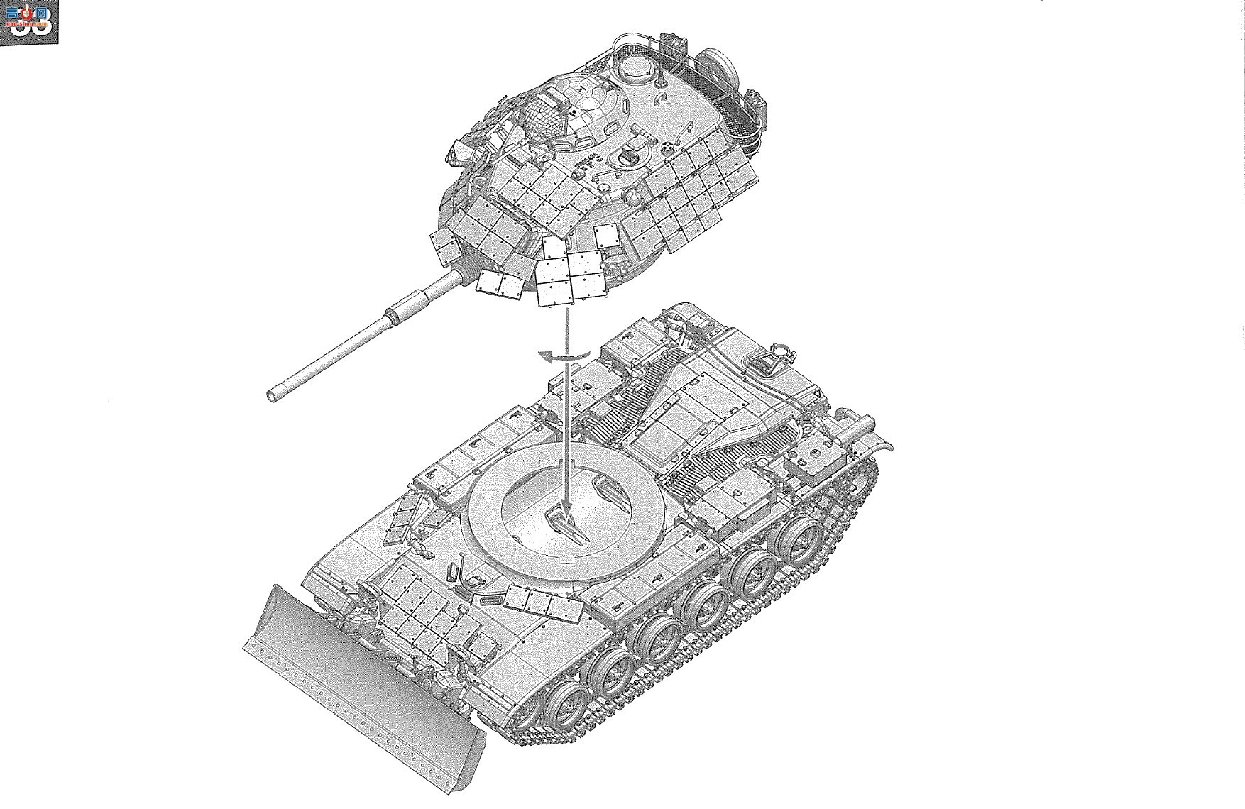����TAKOM ̹�� 2142 M60A1��ERA��M9������
