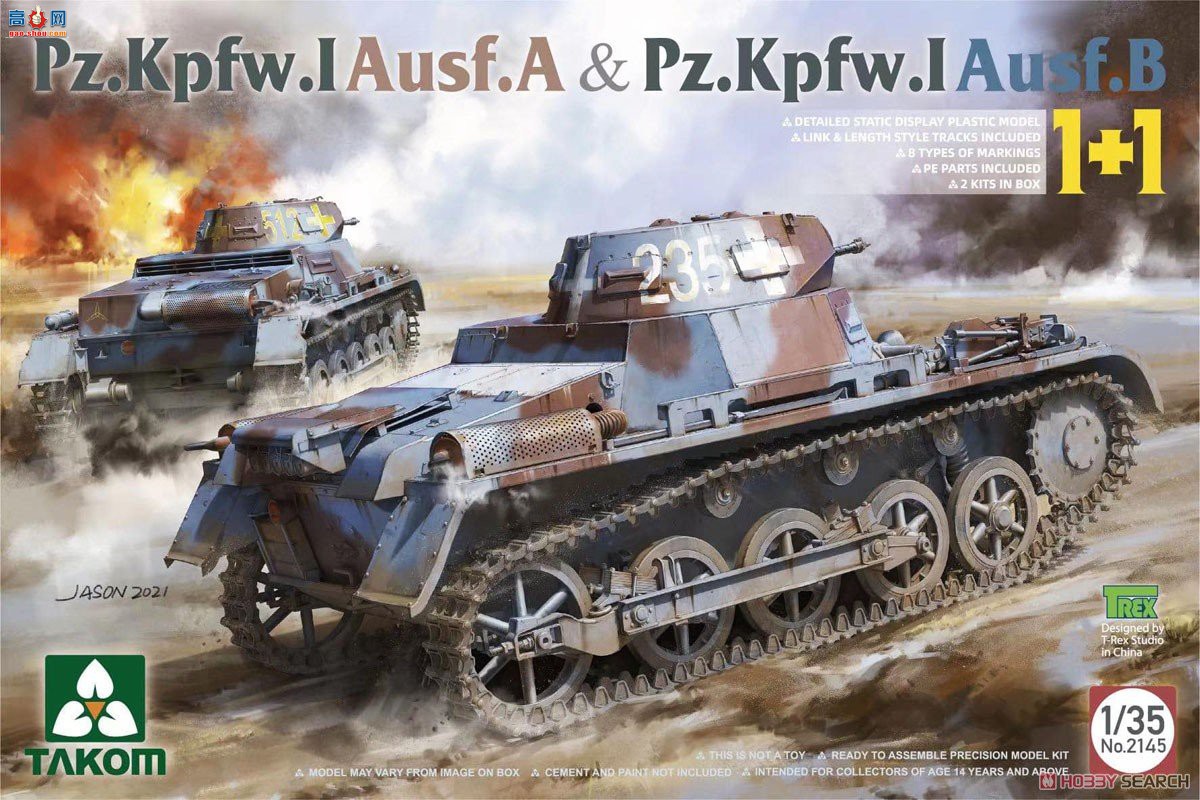 ����TAKOM ̹�� 2145 Panzer I Type A &amp; Type B2
