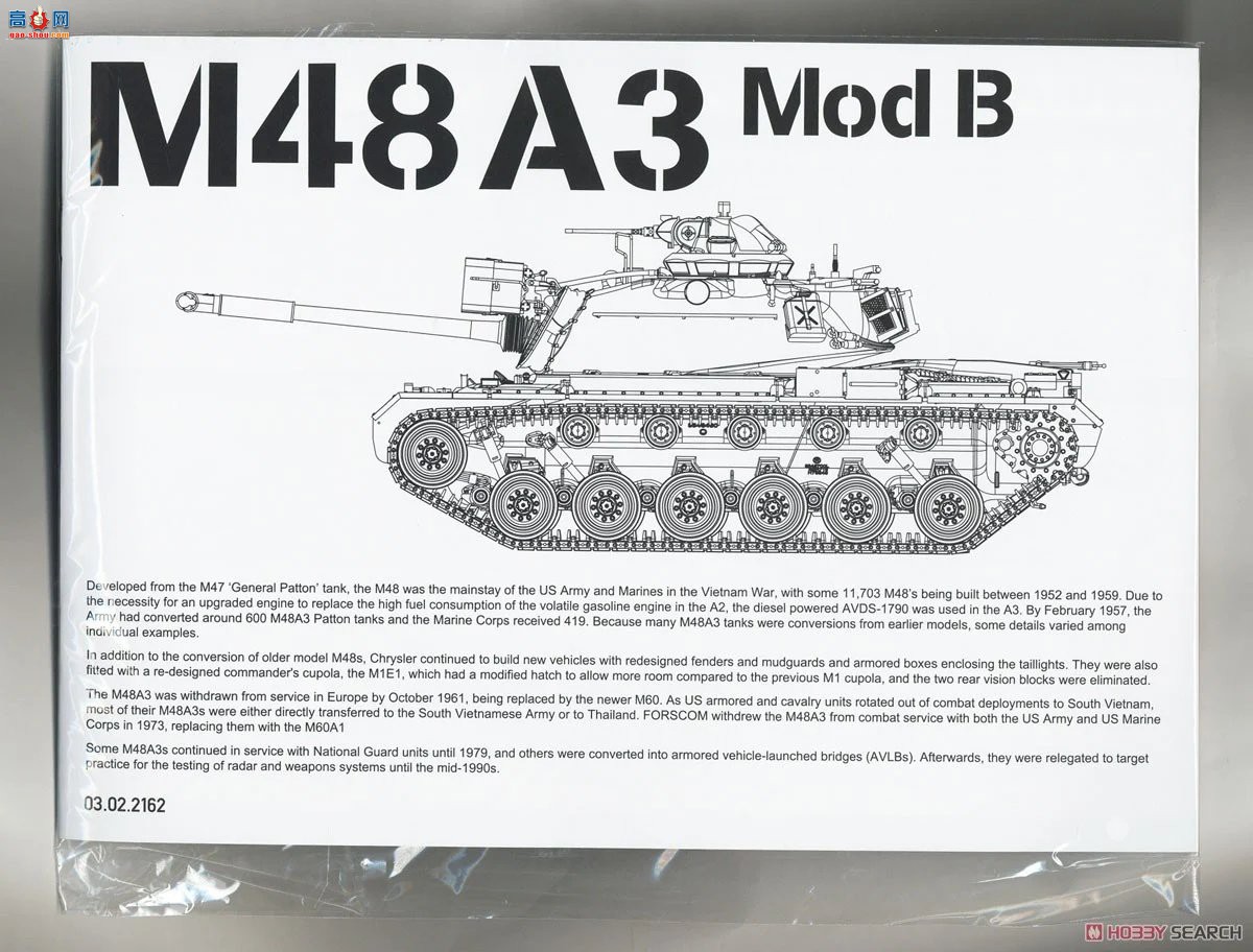 ����TAKOM ̹�� 2162 M48A3 �ͺ�B�Ͷ���ս̹��