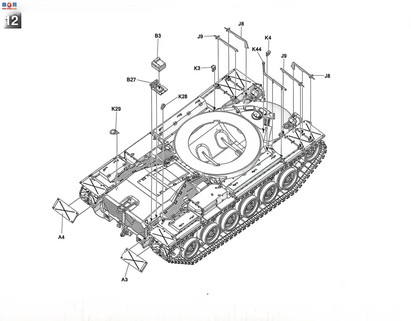 ����TAKOM ̹�� 2162 M48A3 �ͺ�B�Ͷ���ս̹��