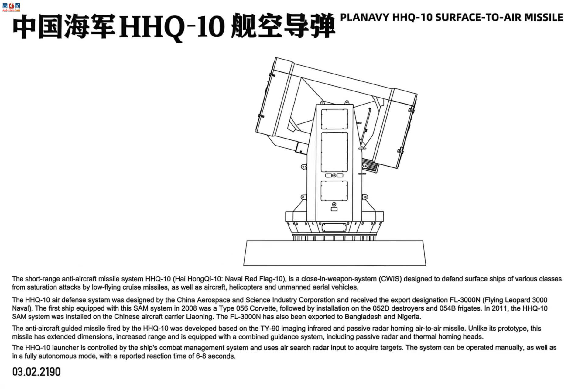 ����TAKOM ���� 2190 �й�����HHQ-10���յ���