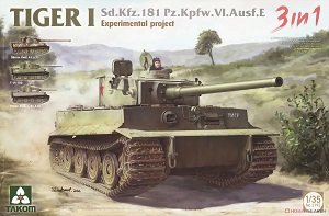 ����TAKOM ̹�� 2192 Sd.Kfz.181 Pz.Kpfw.VI Ausf.E Tiger I`ʵ��ƻ�`3��1