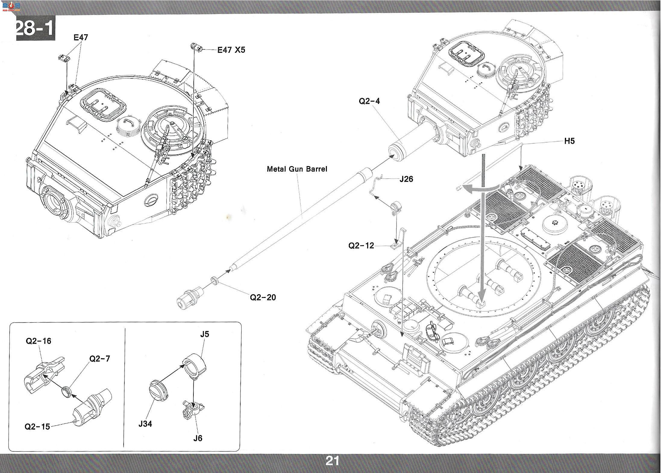 ����TAKOM ̹�� 2192 Sd.Kfz.181 Pz.Kpfw.VI Ausf.E Tiger I`ʵ��ƻ�`3��1