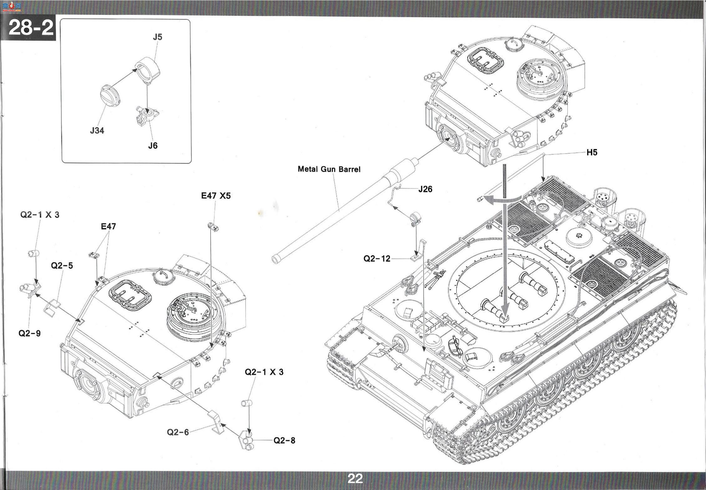 ����TAKOM ̹�� 2192 Sd.Kfz.181 Pz.Kpfw.VI Ausf.E Tiger I`ʵ��ƻ�`3��1