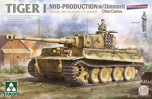 ����TAKOM ̹�� 2200 Sd.Kfz.181 Pz.Kpfw.VI Tiger I���ʹ�����Ϳ��