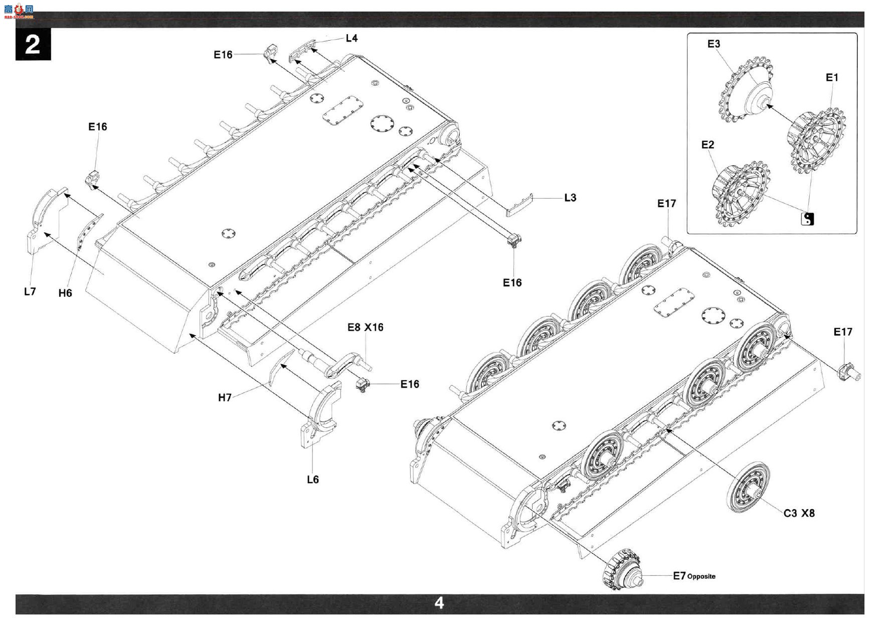 ����TAKOM ̹�� 2202 Sd.Kfz.181 Pz.Kpfw.VI Ausf.E Tiger I �����ʹ�����