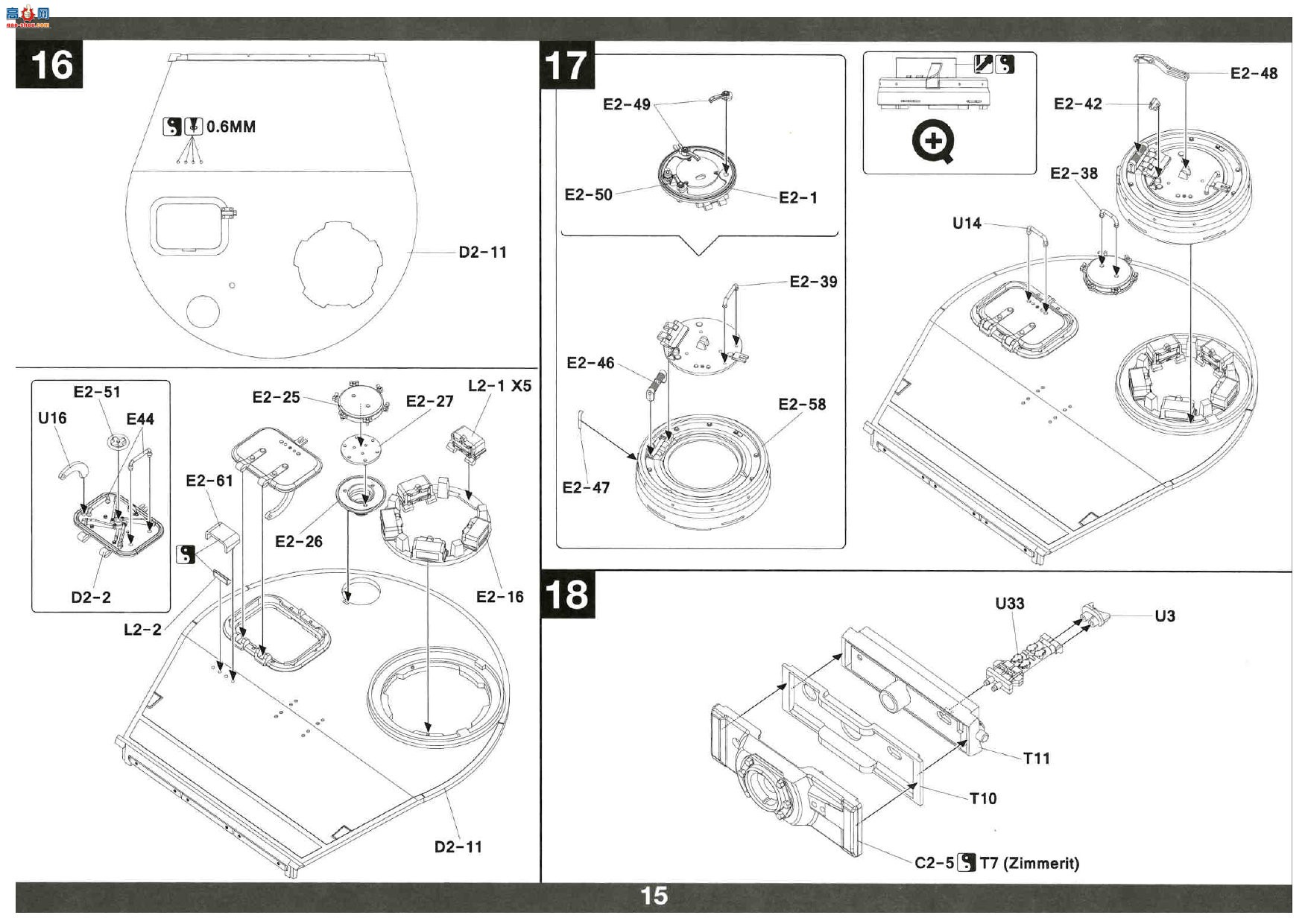 ����TAKOM ̹�� 2202 Sd.Kfz.181 Pz.Kpfw.VI Ausf.E Tiger I �����ʹ�����