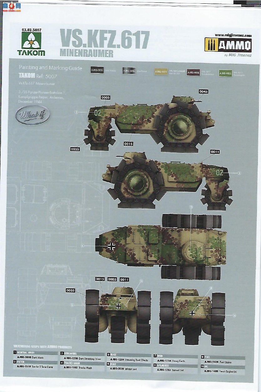 ����TAKOM ɨ�׳� 5007 Krupp Roymer + Vs.Kfz.617