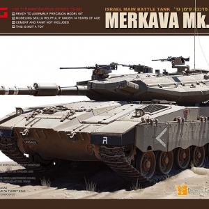 兵哥开盒评测MENG模型开山之作 以色列梅卡瓦MK.3D主战坦克