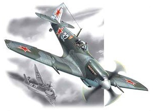 ICM 战斗机 48066 二战苏联空军战斗机 喷火LF.IXE