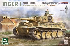 ����TAKOM ̹�� 2200 Sd.Kfz.181 Pz.Kpfw.VI Tiger I���ʹ�����Ϳ��