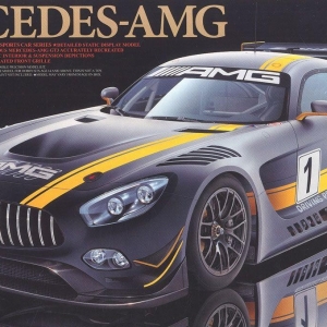 开箱 田宫模型 24345 Mercedes AMG-GT3