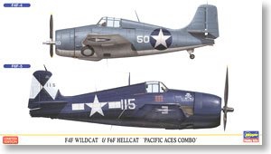长谷川 战斗机 01964 F4F & F6F `太平洋王牌组合`