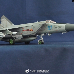 【小鹰模型作品】Kitty Hawk 1/48 МиГ-25ПД