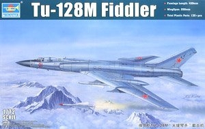 小号手 截击机 01687 俄罗斯Tu-128M“大提琴手”截击机