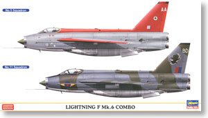 长谷川 战斗机 01982 闪电F Mk.6 组合（2机组）