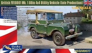 �ڻ� ���� 35GM0077 Ӣ��½�� FV18001 Mark I 80 Ӣ�� 4x4 �๦�ܳ��������ͺţ�
