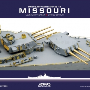 JOY YARD模型 35000X 美国海军战斗舰MISSOURI BB-63 说明书