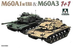����TAKOM ̹�� 5022 M60A1 wERA & M60A3 1+1