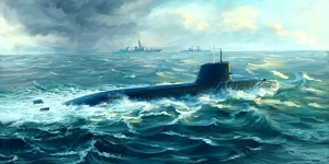 小号手 05911 日本苍龙级攻击潜艇