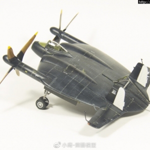 【小鹰作品】Kitty Hawk 1/48 Chance Vought XF5U-1 Flying Pancake