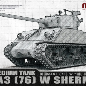 ��MENG��Ʒ��1/72ϵ�в�Ʒ72-019 ����M4A3��76��W��л����������̹��