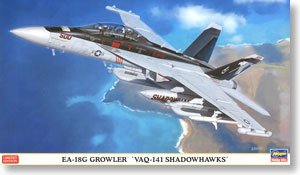 长谷川 战斗机 01983 EA-18G 咆哮者`VAQ-141 暗影鹰队`