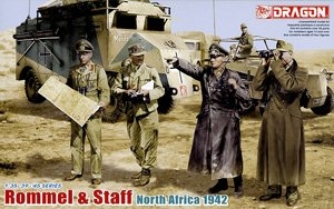威龙 兵人 6723 德国沙漠狐狸隆美尔将军和北非军官