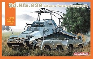 威龙 装甲车 7581 德军Sd.Kfz.232 8轮装甲无线电车-