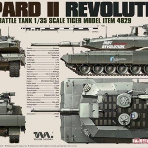 TIGER模型出品的豹2革命1型主战坦克，品质是真好，大家快来看！