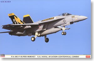 长谷川 战斗机 01963 F/A-18E/F 超级大黄蜂`美国海军航空100周年组合`（2架飞机组）