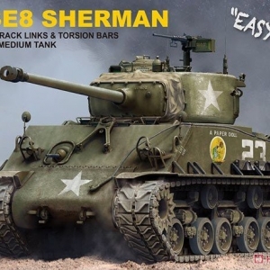 麦田模型 5028 M4A3E8 谢尔曼中型坦克 开盒